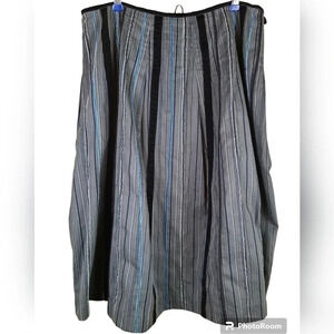 TALBOTS full skirt with velvet ribbon